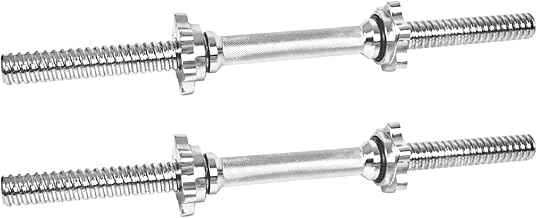 TekBox Komodo Spinlock Dumbbell Bar Set - Free Weights Weight Lifting Spin Lock Dumbell Bars