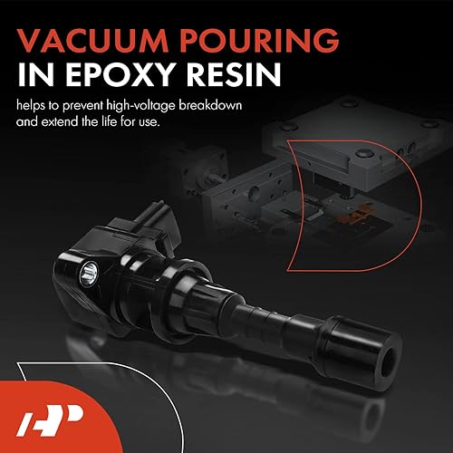 Miniatura 3 de A-Premium Paquete de bobinas de encendido compatible con Mazda 5 2006 2007 L4 2.3L 4-PC Set