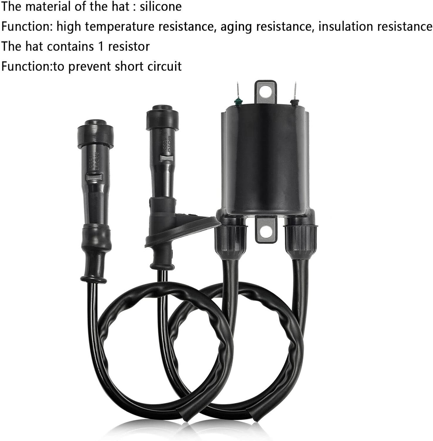 MOTO1988 2set of Ignition Coil & Spark Plug Cap For HONDA Shadow 750 Shadow ACE 750 Aero 750 Spirit 750 VT750 1998-2019