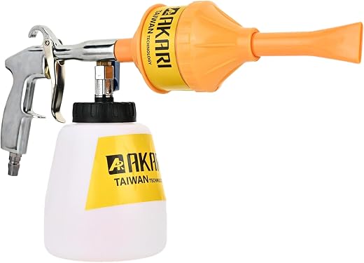 HYCO Air Foam Gun with 1 Container, 2 Extensions, 30-70 psi, 1/4" Air Inlet, 640 gm, (FG02)