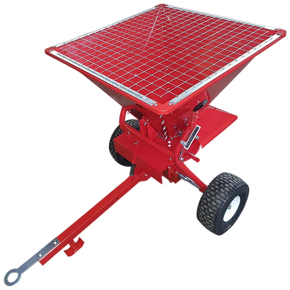 Contact Black Forklift Towable Salt Spreader - 190 Litre Capacity - Mechanical Operation - Forklift Salt Gritter.