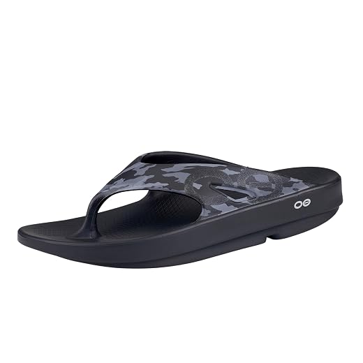 OOFOS OOriginal Sport Sandal - Lightweight Recovery Footwear - Reduces Stress on Feet, Joints & Back - Machine Washable - Hand-Painted Graphics
