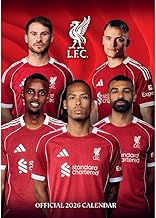 2026 CALENDAR LIVERPOOL FC MONTH TO VIEW A3 WALL CALENDAR OFFICIAL PRODUCT