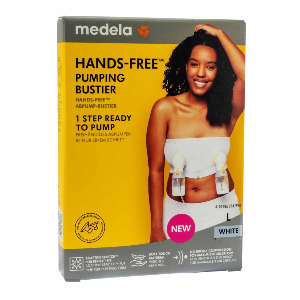 Medela Hands-free Pumping Bustier White L