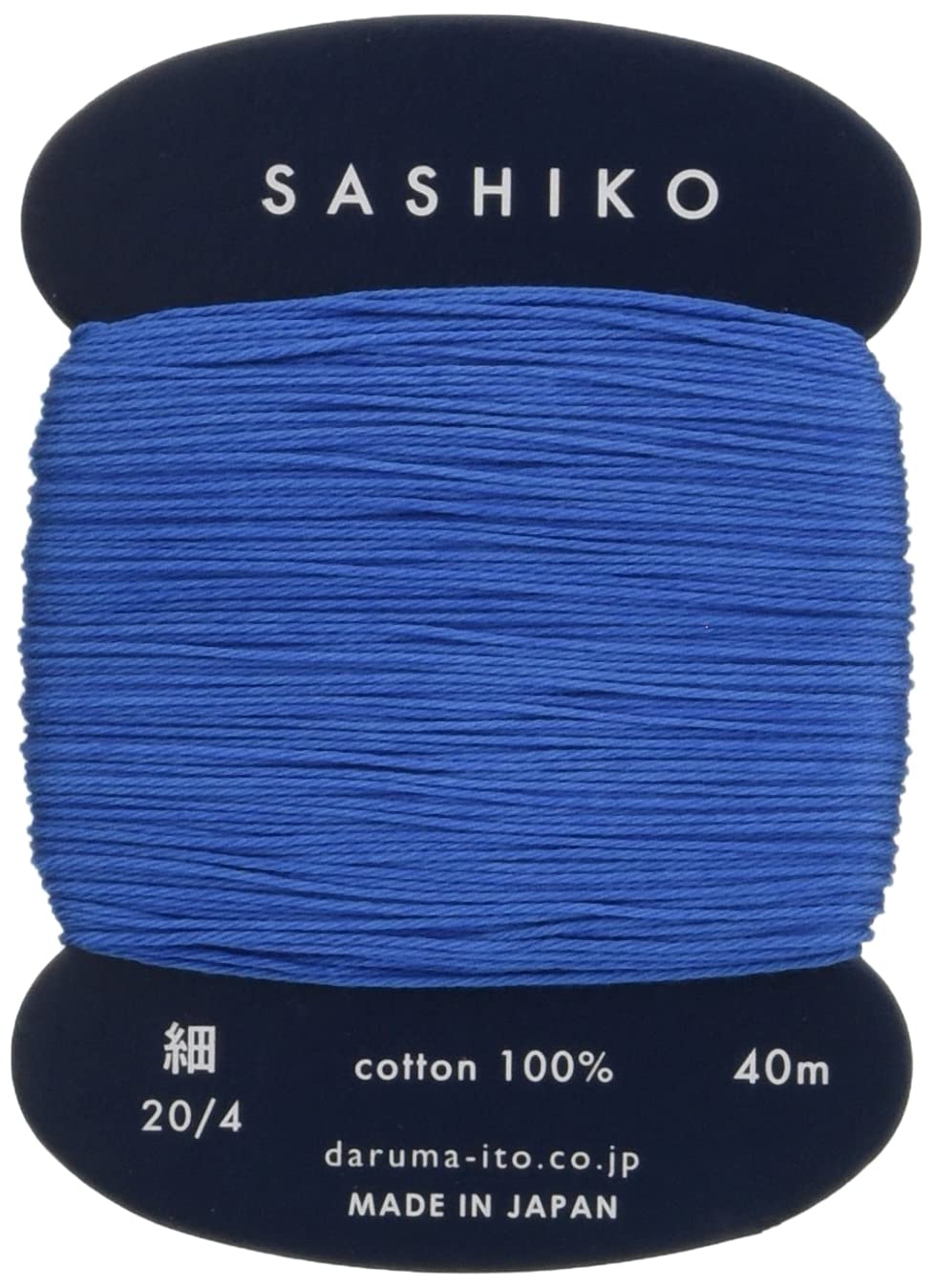 Yokota Daruma Sashiko Thread Thin 40 m Colour 225 Lapis Lazuli