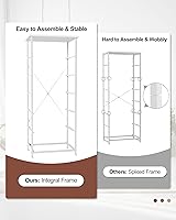 Vista 5 de Crestlive Products Cajonera alta para armario, torre de almacenamiento vertical - Estructura de acero resistente, parte superior de madera, cajones