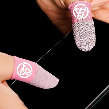 Game Finger Sleeve Cover - Gamiing Finger Sleeve | Gamiing Mobile Thumb Sleeve, Sweatproof Finger Sleeve, Glow in the Dark Finger Thumb Sleeve, Seamless Touch Screen Finger Cover for Phone Games