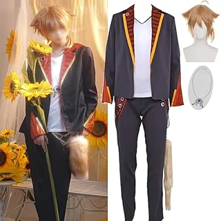 [PWPCOS]伏見ガク コスプレ 衣装 ふしみがく コスプレ 尻尾＋ネックレス「ウイッグ」追加可能