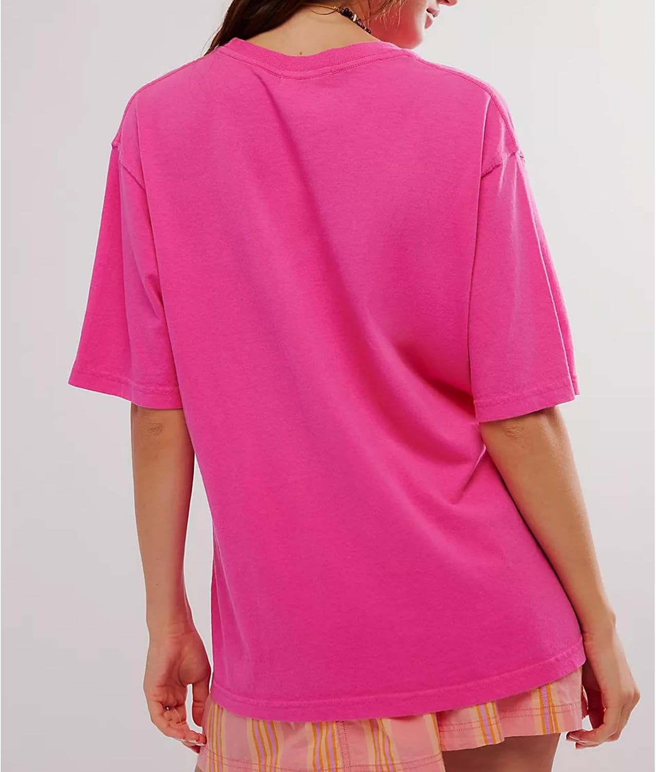 Womens Oversized Vintage Flower Graphic Tees Tops Y2k California Aesthetic Baggy T-Shirts Fruit Coastal Summer - Image 4