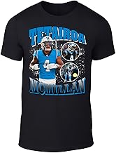 Black Carolina Tetairoa Mcmillan Bootleg Style Throwback Style T-Shirt Men's Adult