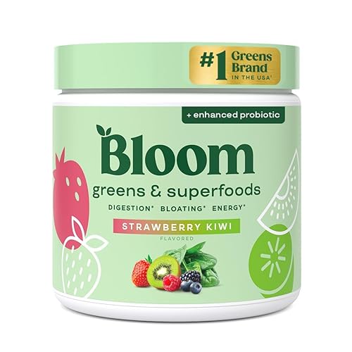 Bloom Nutrition Greens and Superfoods Powder for Digestive Health, Greens