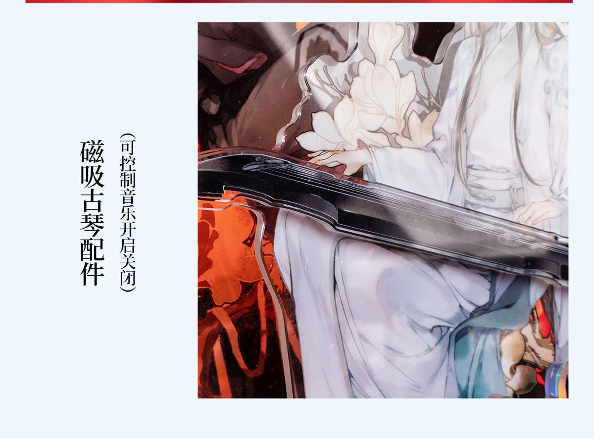 The Founder of Diabolism Wei Ying LAN Zhan Music Box Acrylic Standee Officially Licensed Collectible Wei Wuxian LAN Wangji Figures (Cool Breeze,Full)
