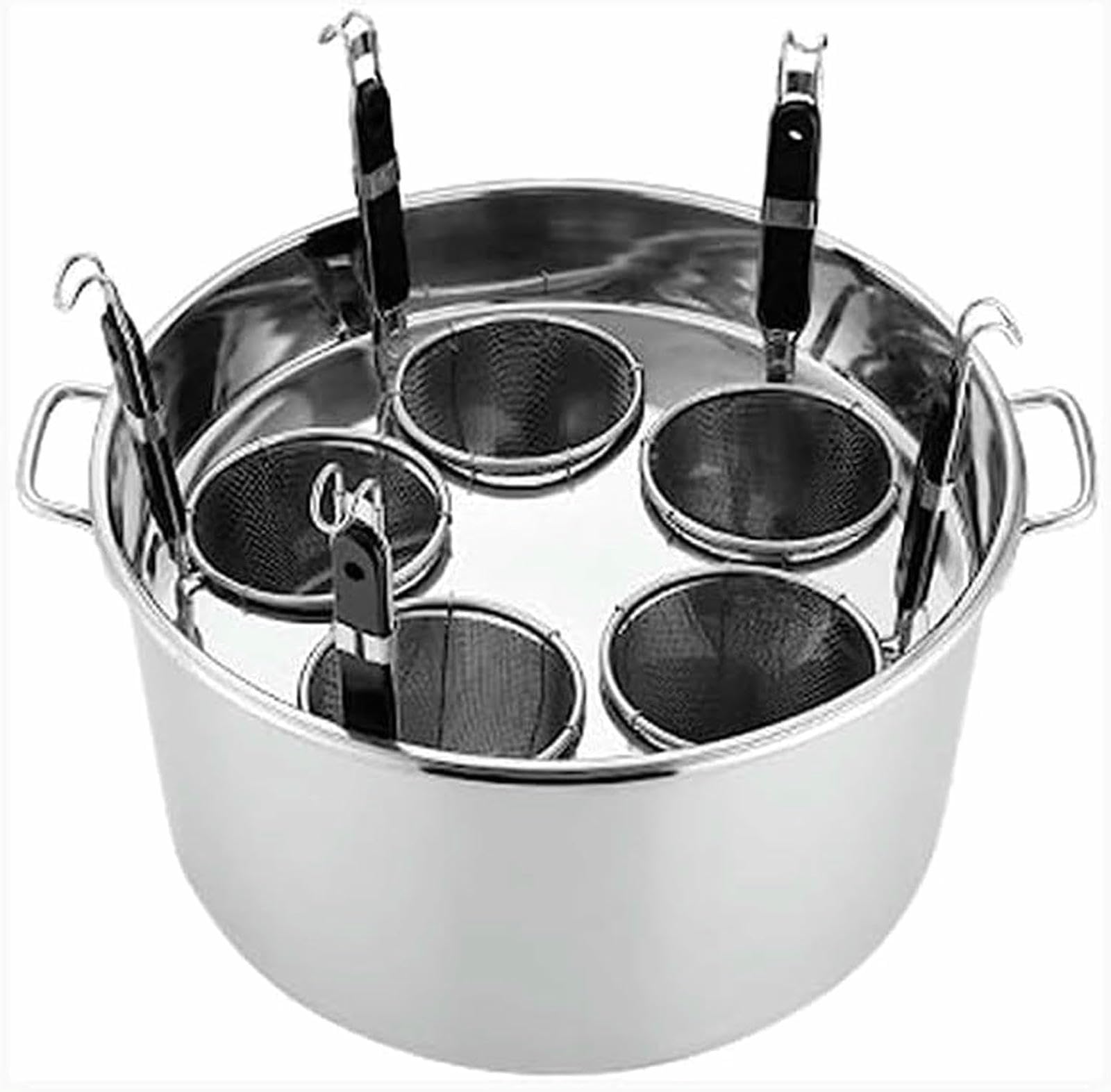 Cuiseur à pâtes en acier inoxydable pour de grands repas de famille conviviaux
