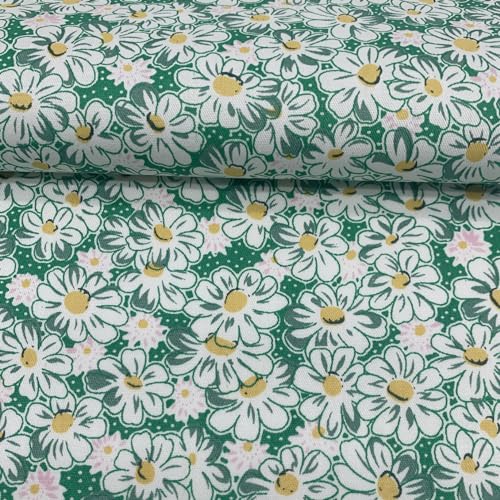 EDGEAM Tissu en coton vendu au mètre - 160 cm de large - Tissus pour la couture (50 cm, 100 cm, 200 cm) - Tissu pour loisirs créatifs - Tissu décoratif -...