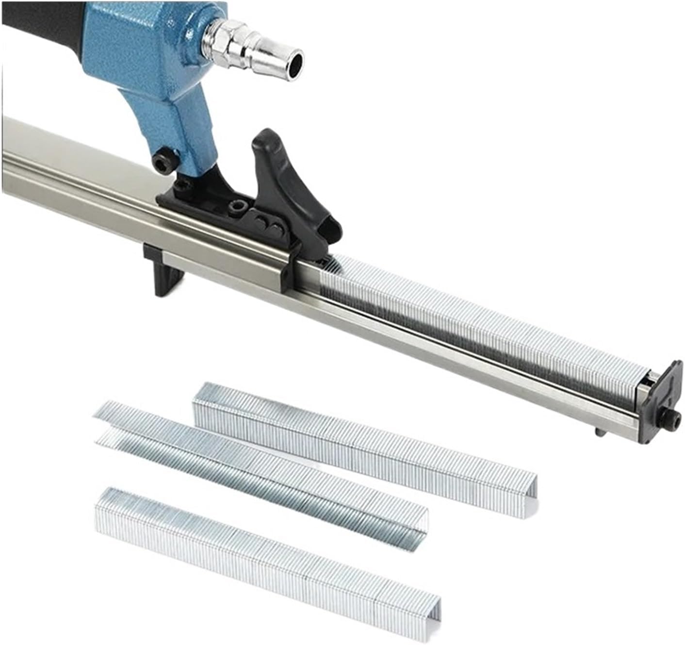 Pneumatic Stapler ，Powered Upholstery Stapler Pneumatic Stapler 1013J Durable Nail Gun Air U-Shaped High Performance Nailer Gun