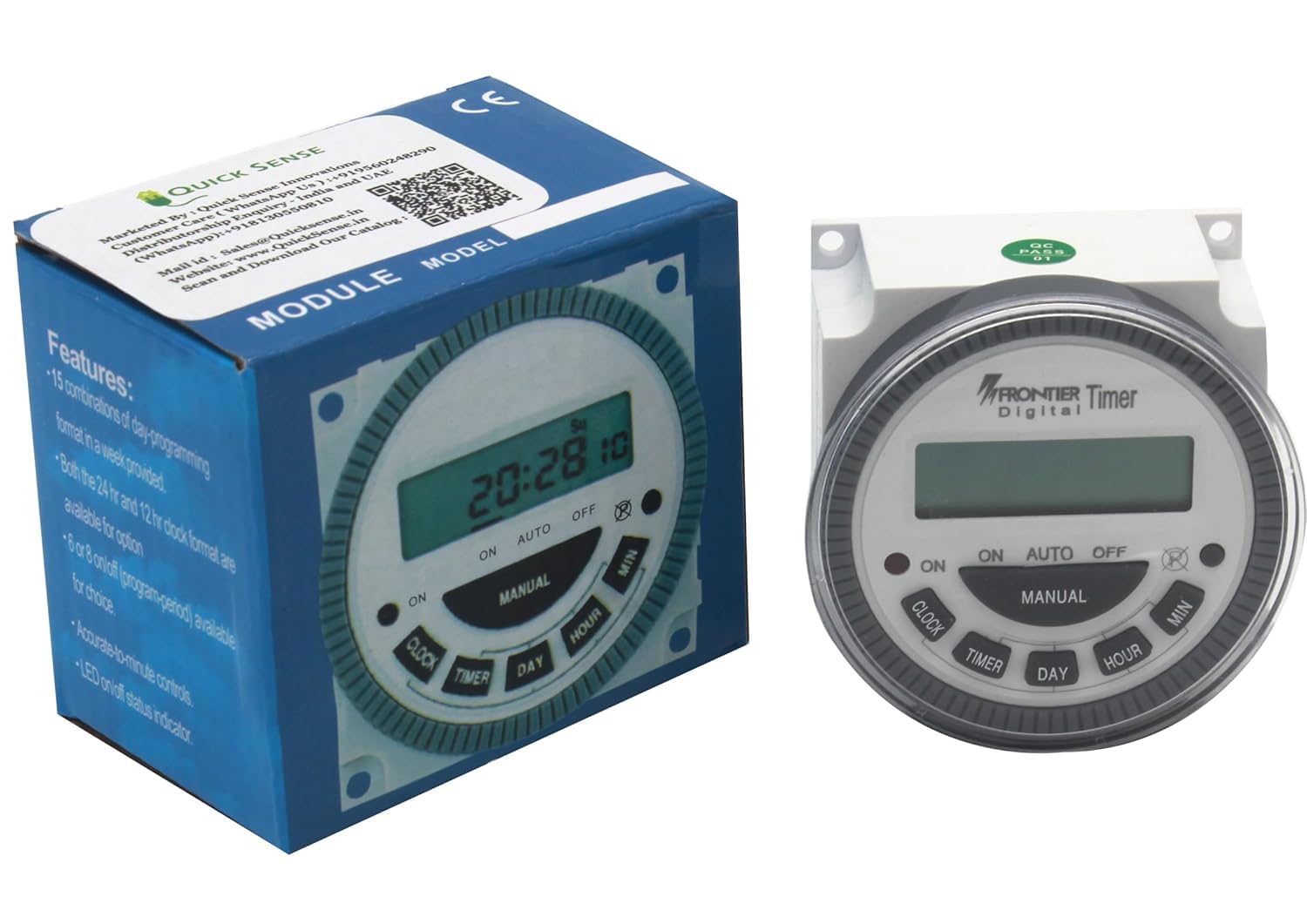 Quick Sense QS-619 Digital Timer Switch | 5-Pin Panel Mount | Programmable Auto On-Off | Universal 12–240V DC/AC | 16 Programmable ON/Off | 5-Pin | 12V DC-image-41