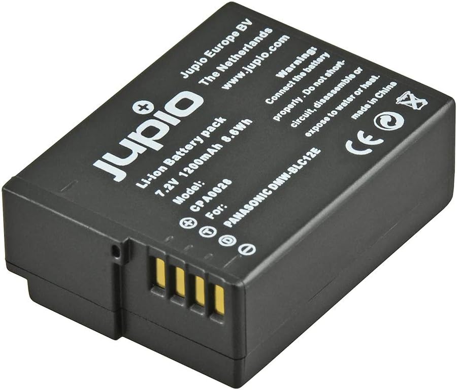 Jupio Value Pack with 2X DMW-BLC12E 7.2V 1200mAh Lithium-Ion Battery and USB Dual Charger
