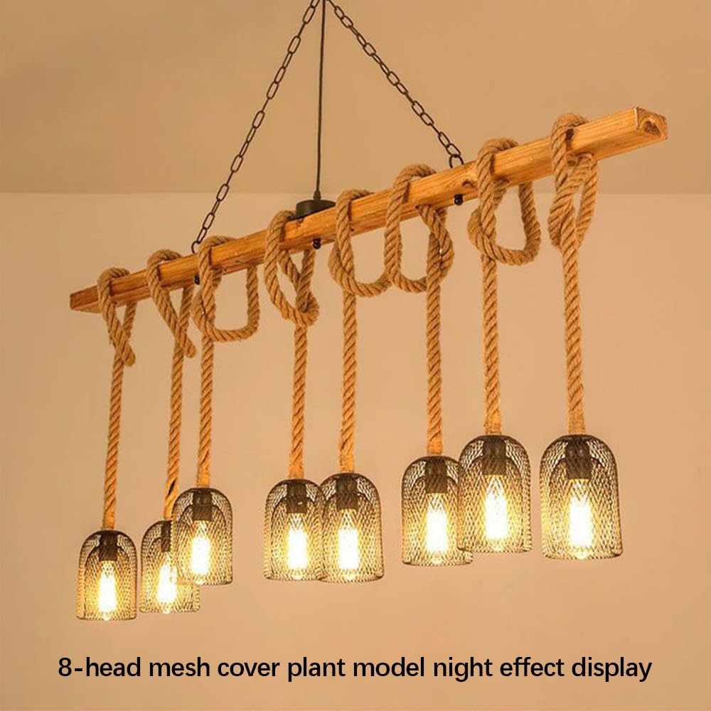 American Country Ristorante Ciondolo Luce Retrò Creatività Musica Ristorante Cassa Contatore Bar Caffè Latte Tè Negozio Abbigliamento Negozio Pianta Ciondolo Luce Lampadario (A 8 luci)