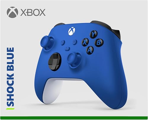 Xbox Controller Wireless - Shock Blue One, Series X|S, Windows 10/11, Android, iOS - 4