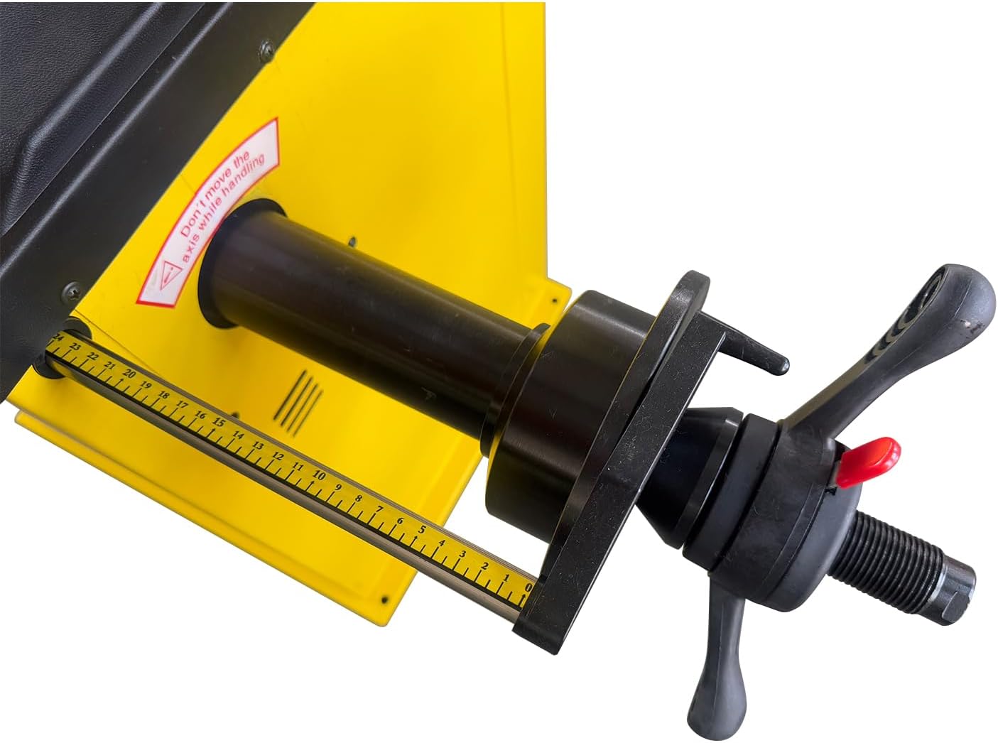 Close-up of the HPDMC S-100 balancer shaft with measuring arm