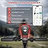 Electric Scooter for Adults,8.5/10 Tires,Powerful 500W Motor,Max 35/38/45KM Long Range,Top Speed 25Km/h,Lightweight and Foldable Scooter,Dual Lighting System and Drum Brake,Smart APP Control
