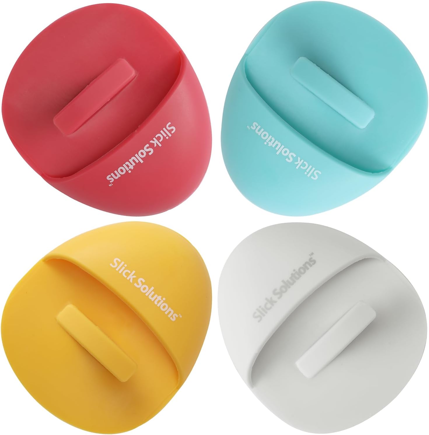 Slick Silicone Facial Cleansing Brush, 4 Pack, Silicone