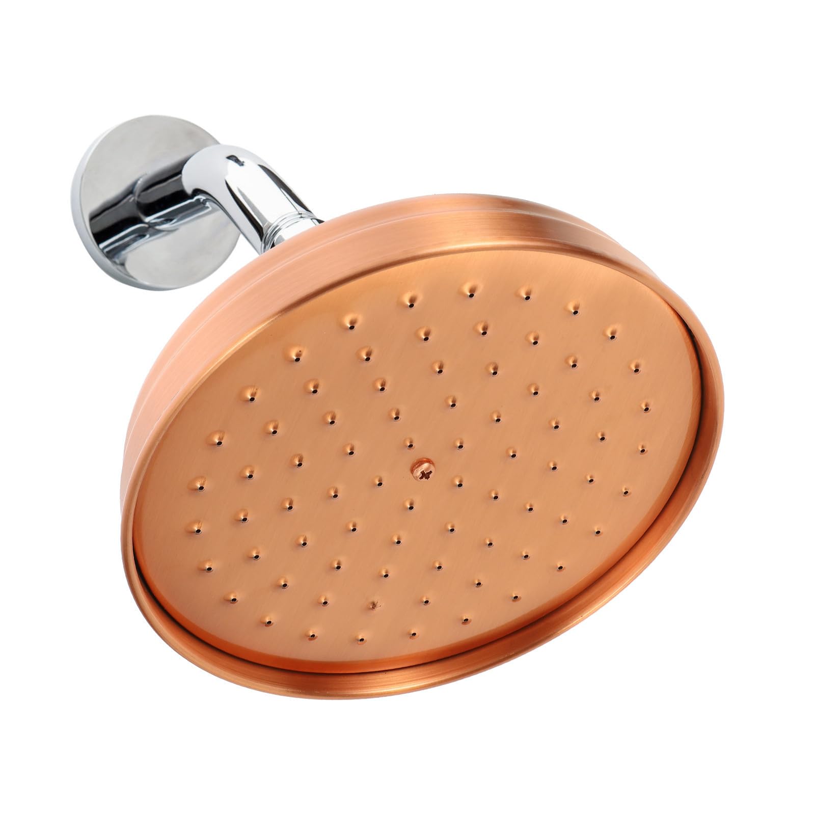 Soffione Doccia in Rame Vintage Ugelli Anticalcare, Installazione Semplice, Design Moderno per Bagno e Momenti di Relax in Casa
