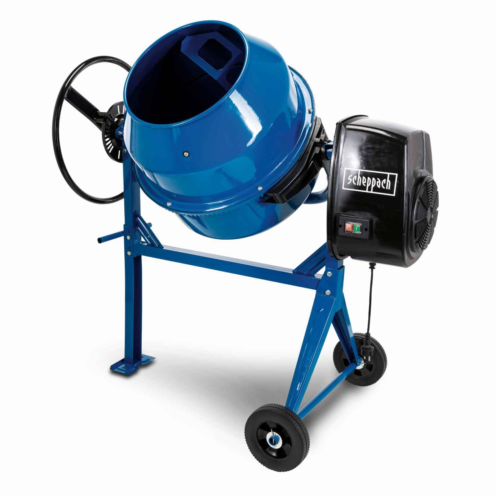 Scheppach Miscelatore per calcestruzzo MIX125, potenza 550 W, tensione 230 V, capacità 125 l