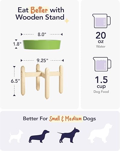 Vista 144 de LE TAUCI Cuencos de cerámica para perros de alimentación lenta, 3 tazas de alimentación lenta, tazón para perros de raza mediana y grande, cuenco