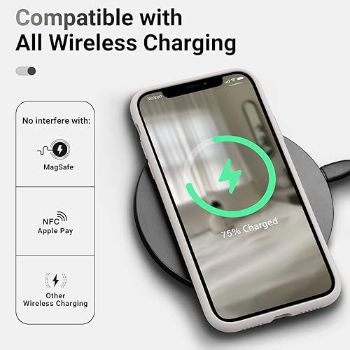 Miniatura 7 de AOTESIER Funda diseñada a prueba de golpes para iPhone 11 Pro forro de microfibra suave antiarañazos con funda de silicona líquida, protección