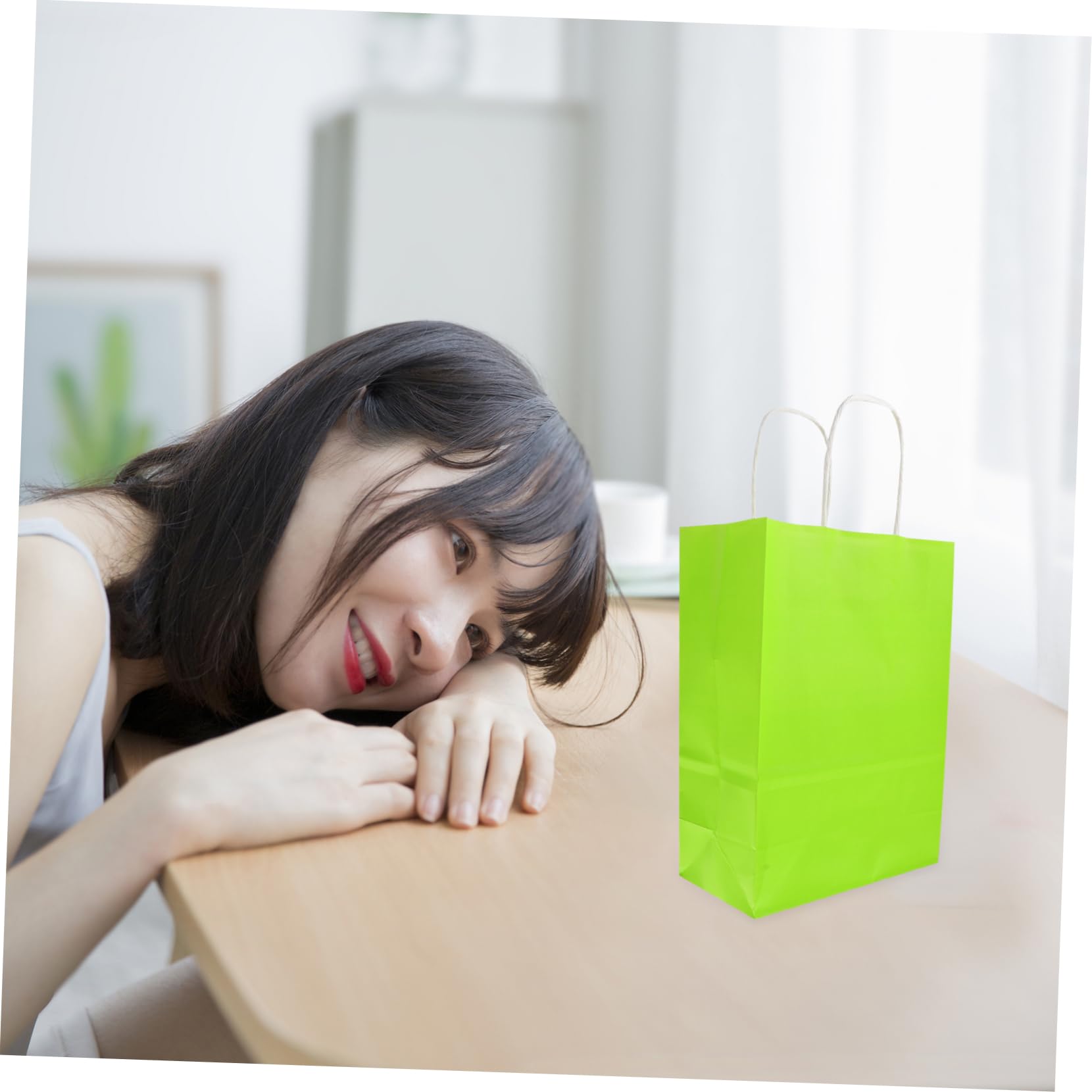 Ciieeo 24piezas Obsequio Bolsas con Asas para Dulces Bolsas De Obsequio Pequeñas para Fiestas De Cumpleaños De Verde