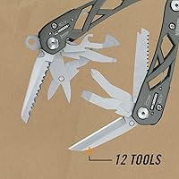 Vista 4 de Herramienta múltiple Fiskars Brands 22-01471, de acero inoxidable, con funda de nailon