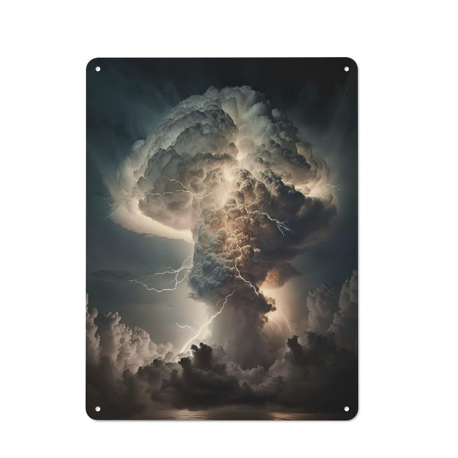 Junmoney Have You Seen This Storm Warehouse Style Decorative Metal Plaque 40X30cm, Industrial Wall Decor For Loft, Studio, Office Or Creative Room