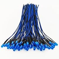 Vista 22 de 10 piezas de luz indicadora LED con cable impermeable de 6 mm AC/DC 12-24V (Azul)