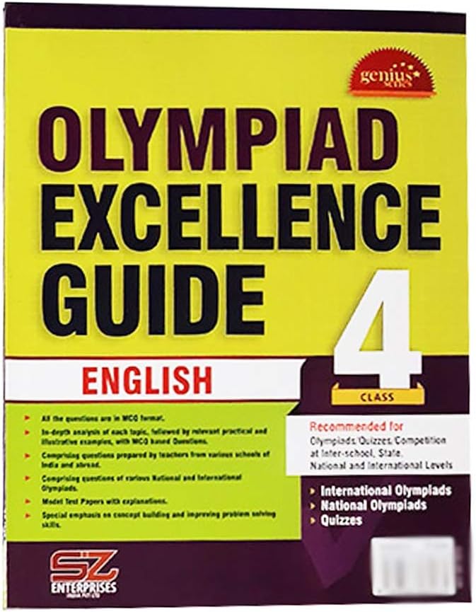 IOM 4 Silver Zone Olympiad Excellence Guide -English for Class - 4 [Textbook Binding] Silver Zone