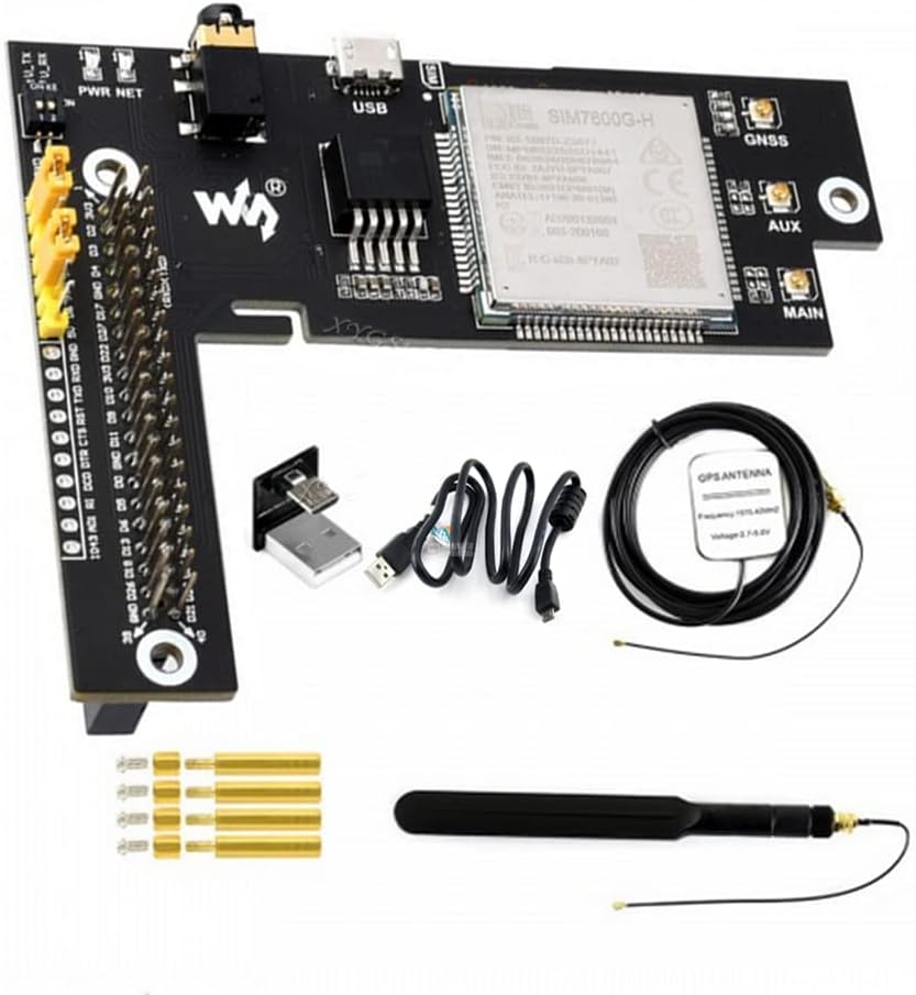 for Jetson Nano 4G 3G 2G GNSS Expansion Board Module LTE CAT4 Based on SIM7600G-H Wireless Communication Telephone Call SMS Positioning GPS BeiDou Glonass Developer Kit Global Applicable @XYGStudy
