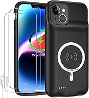 Vista 8 de Funda de batería para iPhone 11 Pro, 10000 mAh de alta capacidad, recargable, portátil, cargador extendido, carga inalámbrica, compatible con iPhone