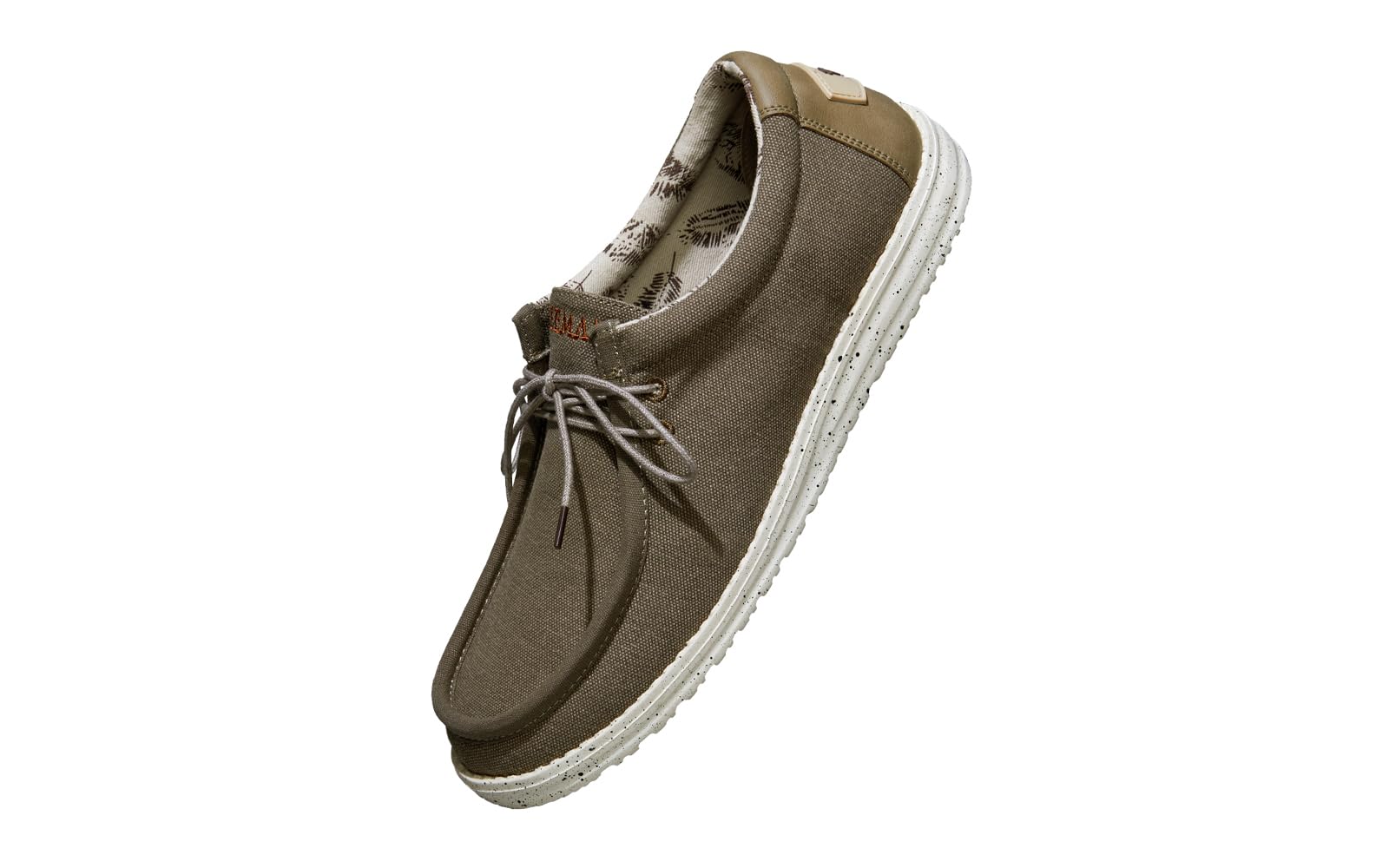 neeman's Mens Canvas Wanderers Sneakers | Boat Shoes | Comfortable, Flexible & Breathable | Tan UK9-picture-57