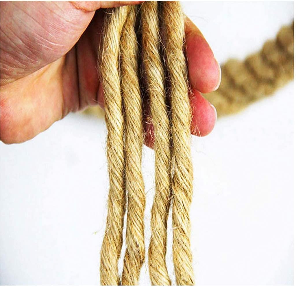 Rope,Twine, Jute Rope,Jute Twine, Natural Hemp Rope Heavy Duty Twine,for Garden,Gifts, DIY Crafts