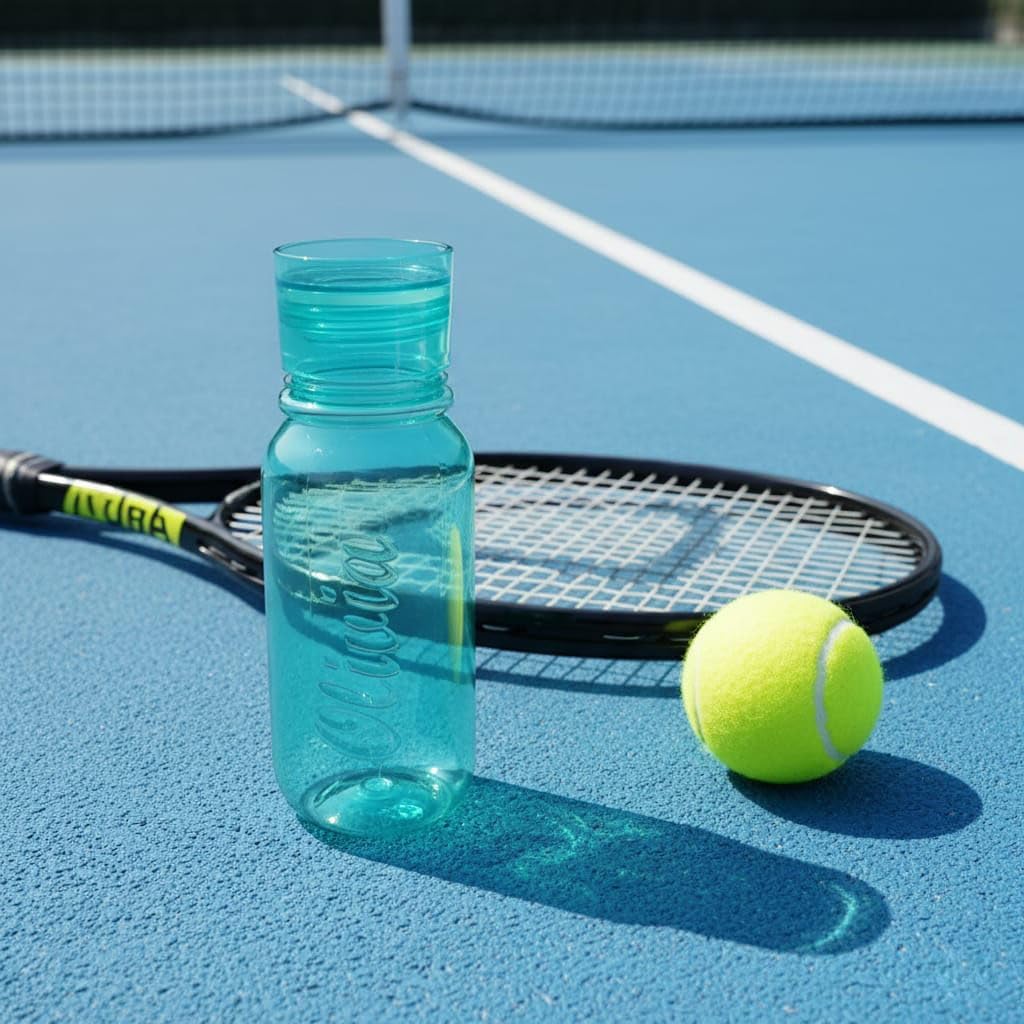 Premium Water Bottle | BPA-Free, Leak-Proof & Easy Grip | Clear Plastic Bottle for School, Office, Gym & Travel | Lightweight & Durable Hydration Bottle (Multi-350ml-Pack Of 1)