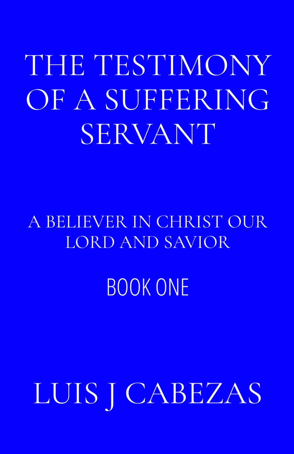 The Testimony of a Suffering Servant:: A Believer in Christ our Lord and Savior (The Three Testimonies: The Complete Works)