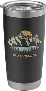 Bella Vista California Mountain Sunset Sunrise CA Stainless Steel Insulated Tumbler
