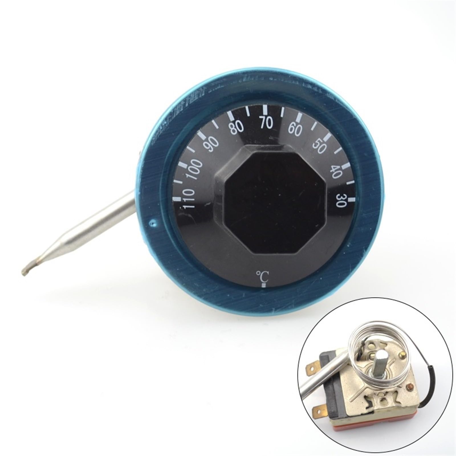 Snapklik.com : Thermostat AC220V 16A Dial Temperature Control Switch ...