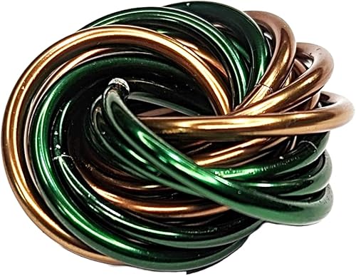 Miniatura 79 de Möbii Fidget Ball (MultiColor): Quiet Mobius ADHD Anxiety Stim Stress Relief Toy Tool for Home Travel Office or Desk (Small, Full, Pink Blue Silver)