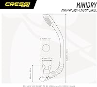Vista 4 de Cressi Mini Malpelo Junior Dry Snorkel