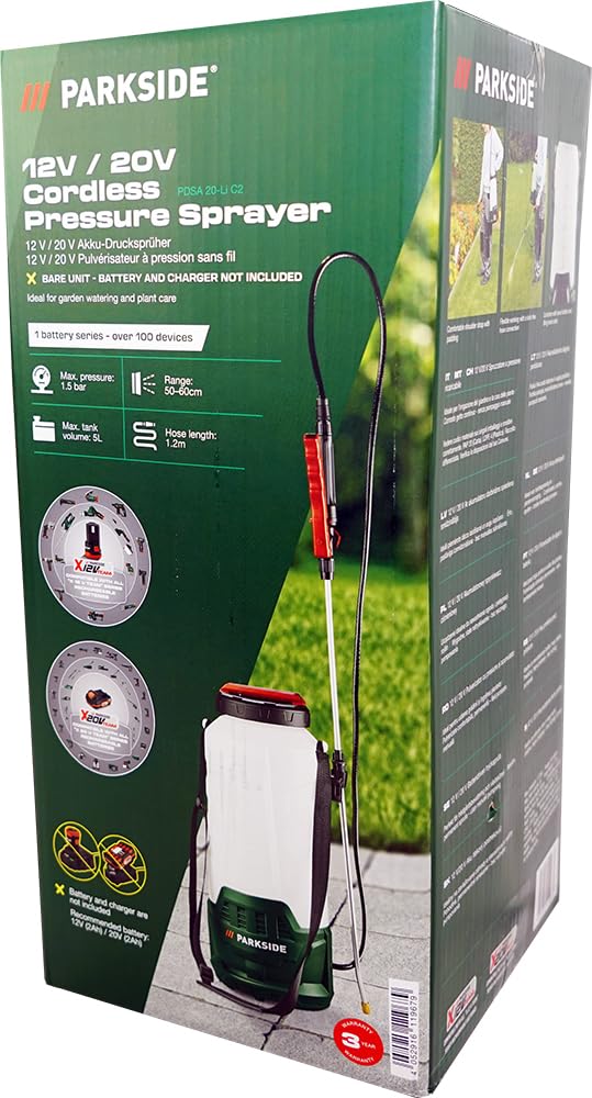 HEADNMORE® Bundle - PARKSIDE PERFORMANCE® 20V batteria ½ avvitatore a percussione 600Nm 1,26kg PPDSSA 20 +portachiavi
