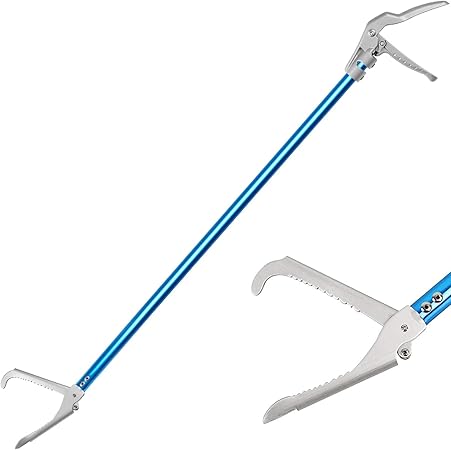 60" Professional All-Aluminum Alloy Snake Tong Reptile Grabber Rattle Snake