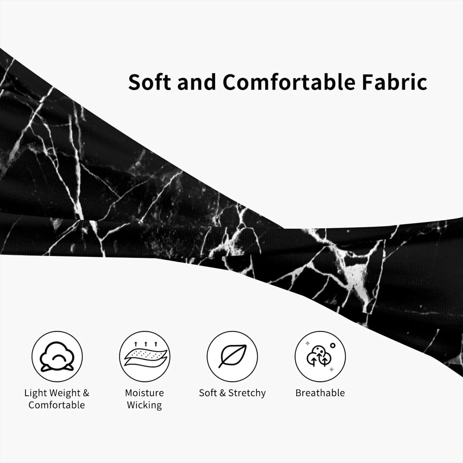 Sports Sweatband Head Bands for Women Men Sweat-Absorbing Headbands Suitable for Running Yoga Fitness Football Exercise - Image 4