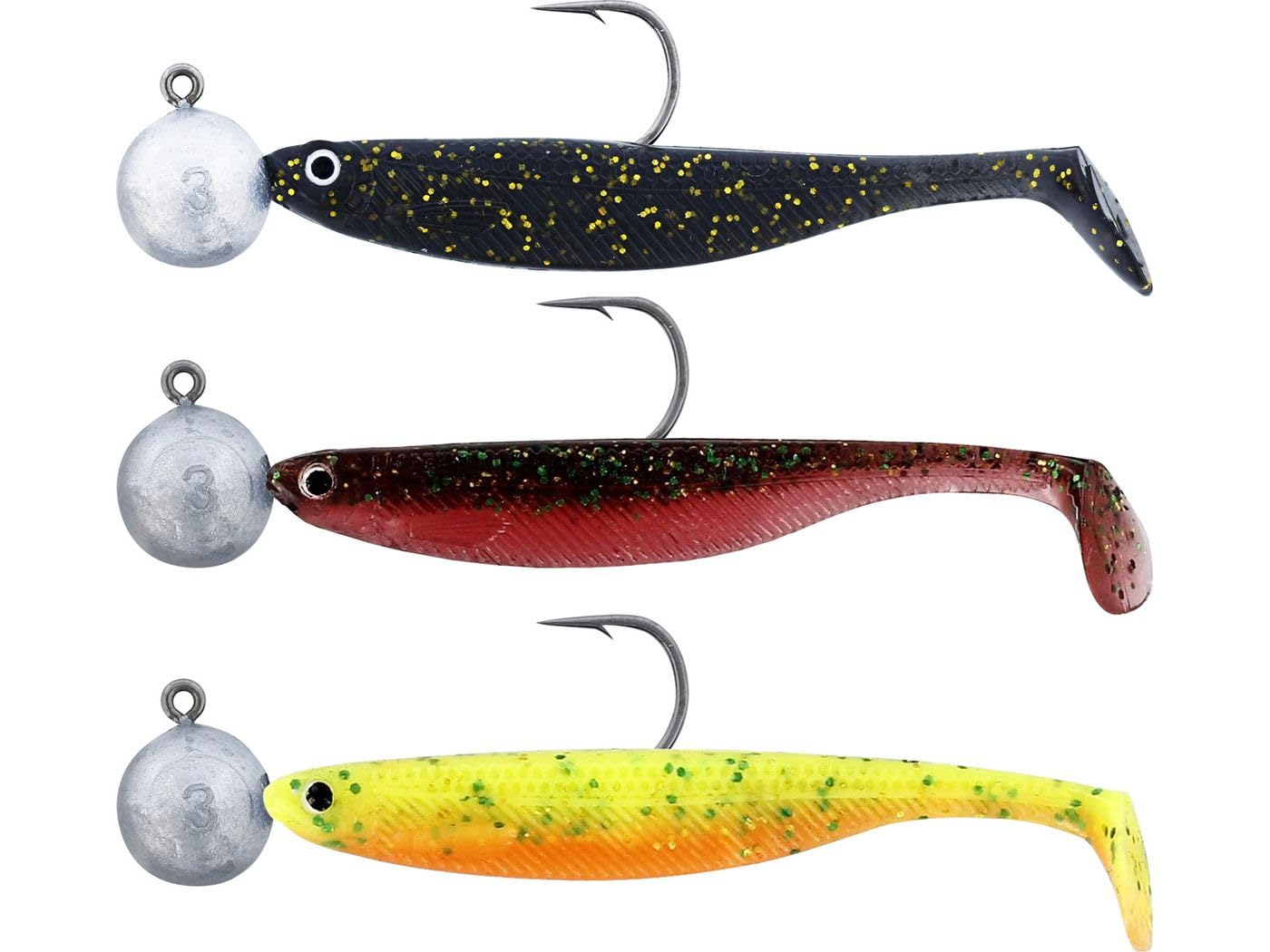 Westin Shadteez Slim R 'N R 5 cm 3g #4-3 Rubber Fish, Colour: Dark Water Mix 17