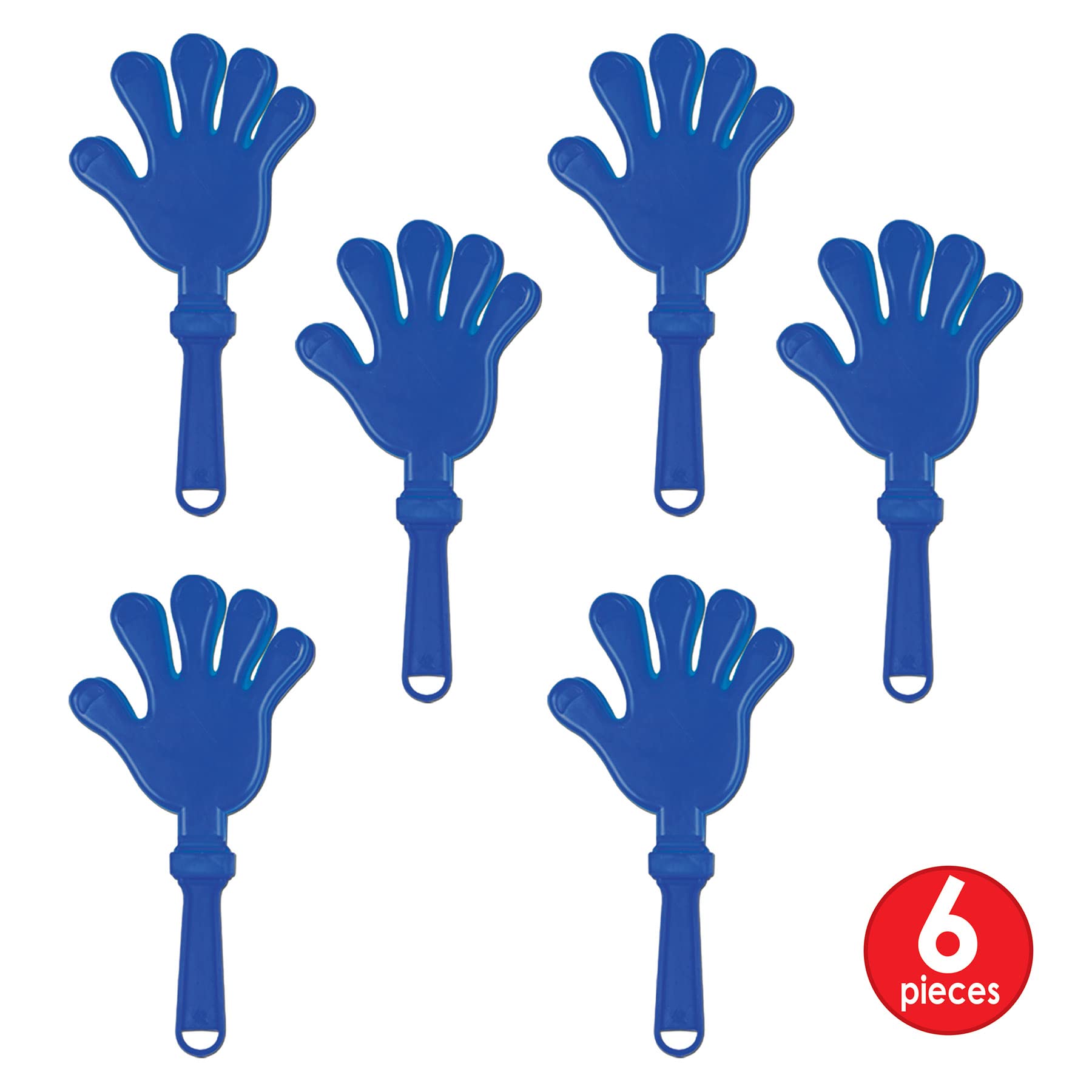 Amazon.com: Beistle Blue Hand Clappers – 6 Pack, Plastic Hand